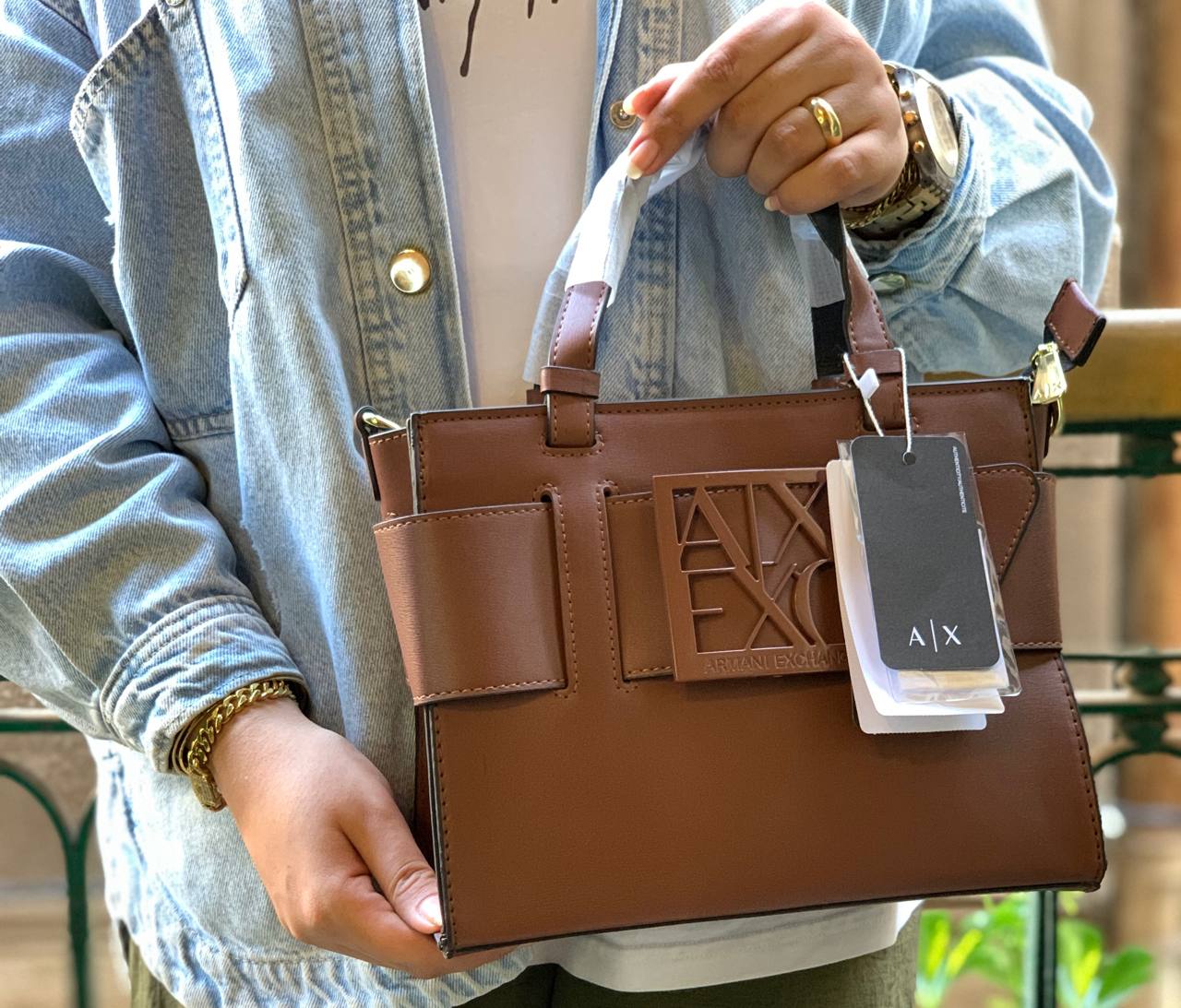 Armani Exchange Hand & Cross Bag