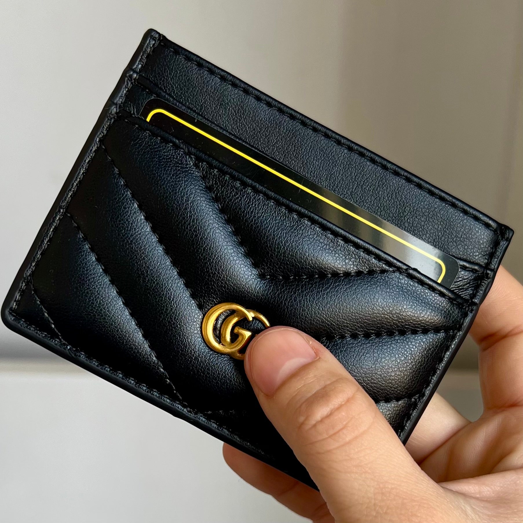 Wallet Mirror G Black Cardholder