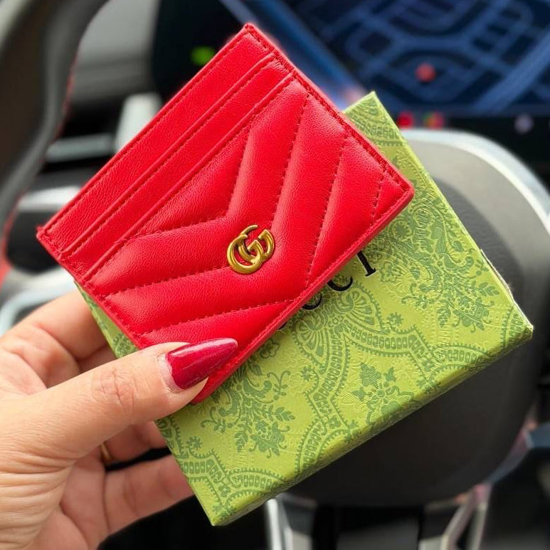Wallet Mirror G Red Cardholder