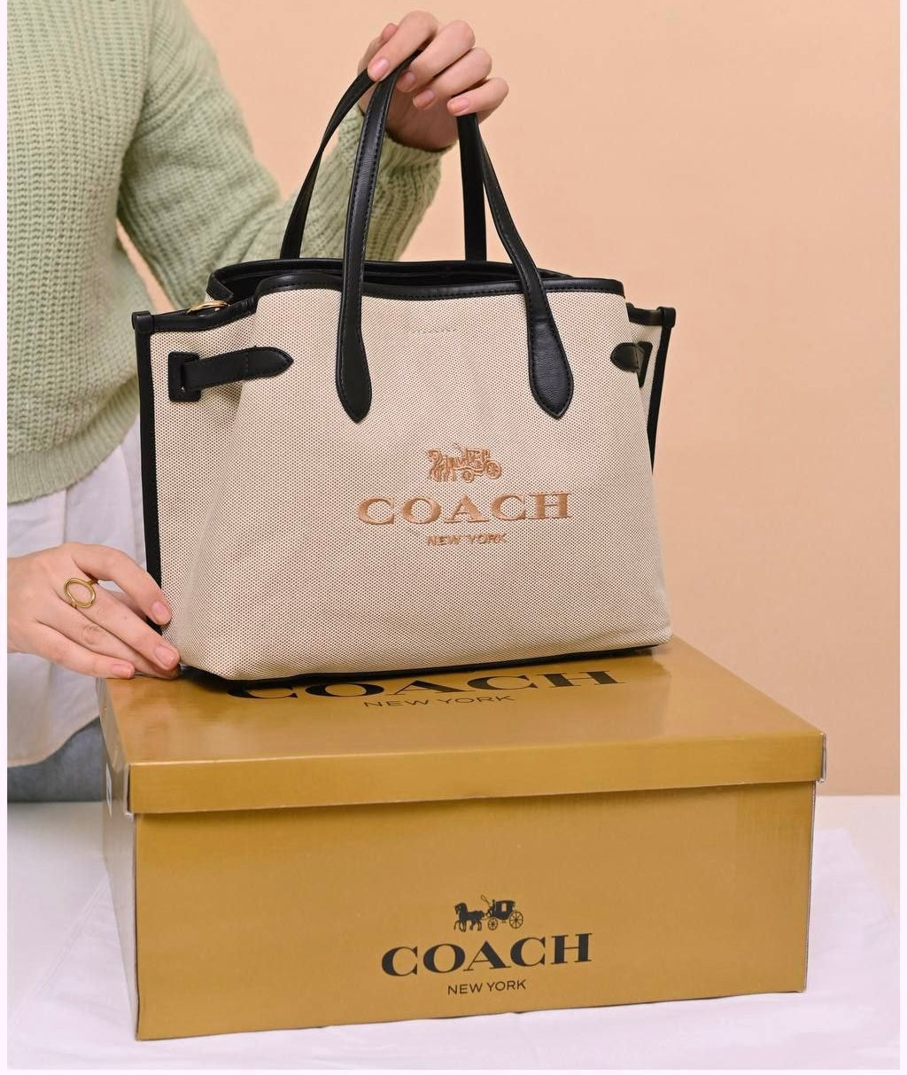 Coach beige &