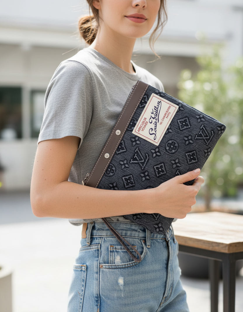 LV Jeans Cluch
