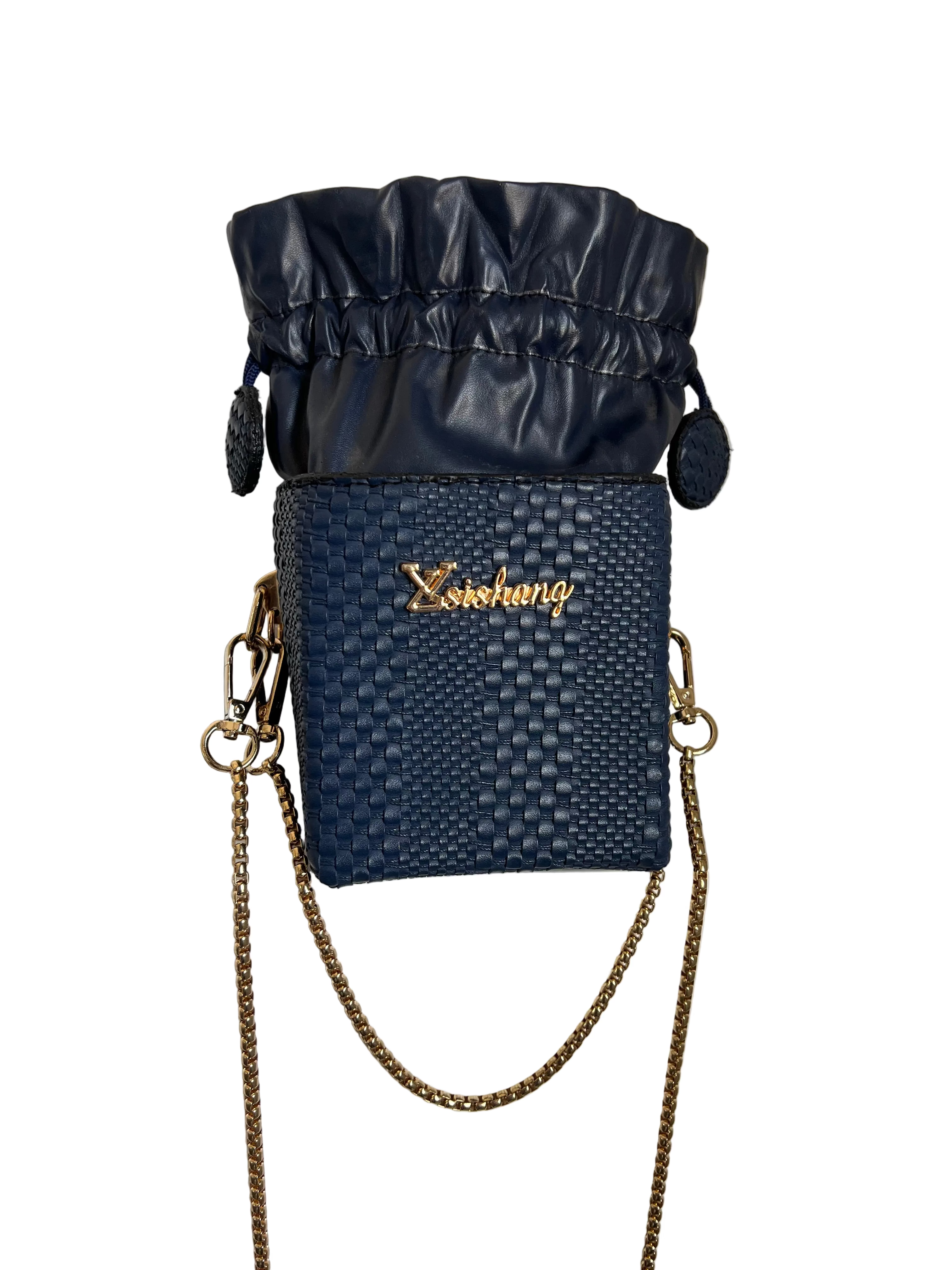 Navy Box Bag